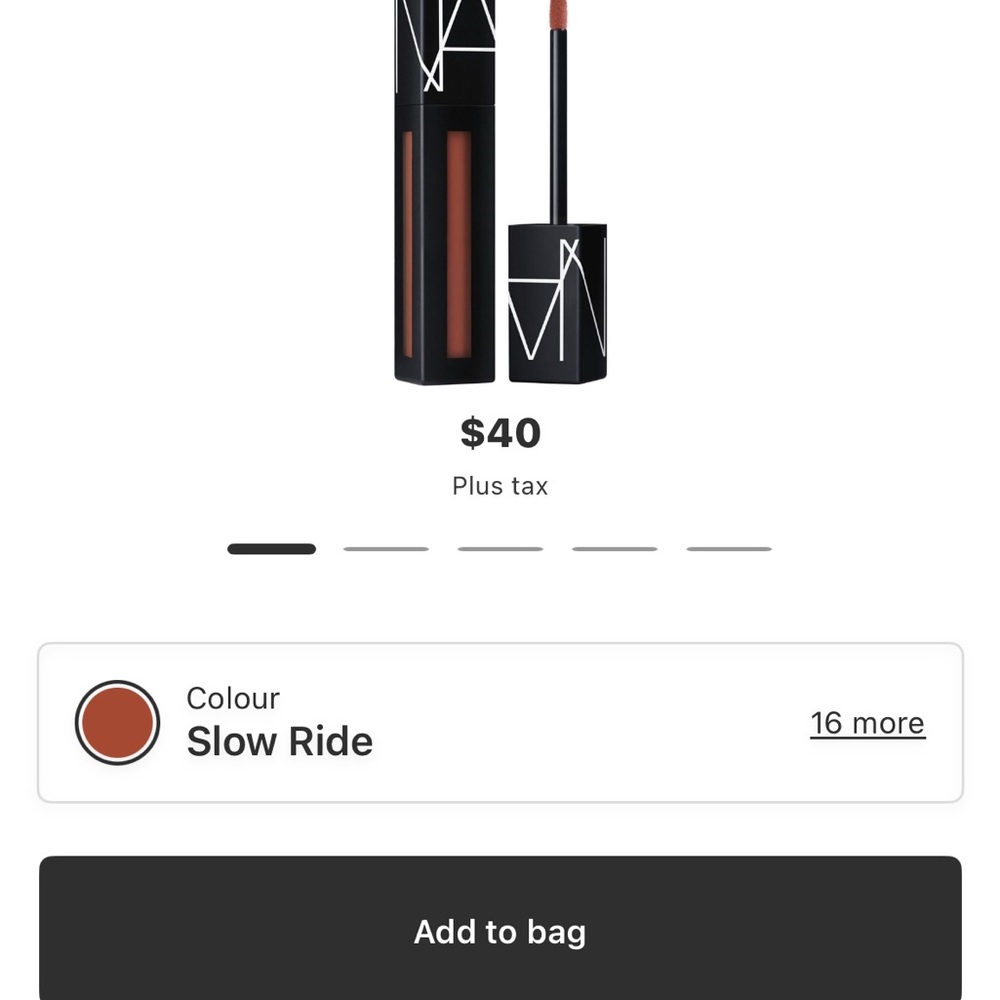NARS Slow Ride Matte Lip Color